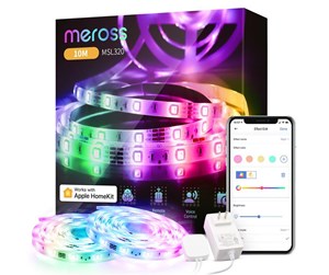 Smarthus - Meross - Smart WiFi LED Strip wtih RGB (2x 5 meter - MSL320CHK-EU-10M