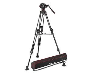 Tripod - Manfrotto Video Tripod Kit 504X + 645 Fast Twin Aluminium - MVK504XTWINFA