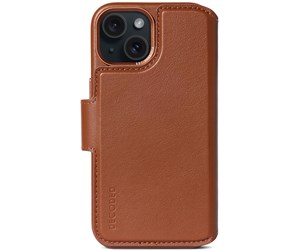 Mobil - Deksel og etui - Decoded Leather Detachable Wallet - tan - iPhone 15 - D24IPO15DW5TN