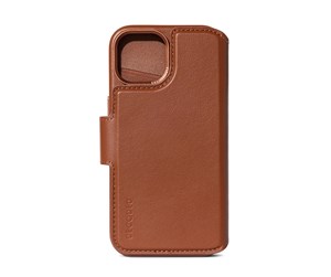 Mobil - Deksel og etui - Decoded Leather Detachable Wallet - tan - iPhone 15 Plus - D24IPO15PLDW5TN