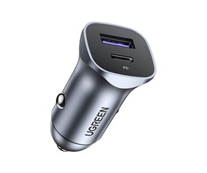 Mobil - Adaptere og ladere - UGREEN 30w A+C Dual-Port Car Charger - 40858