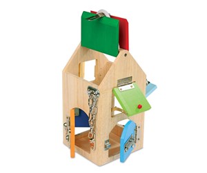 Babyleker - Small Foot - Wooden House of Locks - 4432