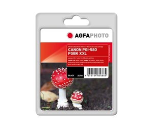 Printertilbehør blekk/toner - Agfa Photo - XXL size - black - compatible - ink cartridge - Blekkpatron Svart - APCPGI580XXLB