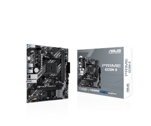 Hovedkort - ASUS PRIME A520M-R Hovedkort - AMD A520 - AMD AM4 socket - DDR4 RAM - Micro-ATX - 90MB1H60-M0EAY0