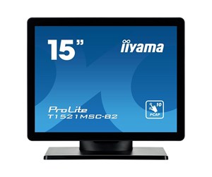 Skjerm - 15" iiyama ProLite T1521MSC-B2 - LED monitor - 15" - T1521MSC-B2