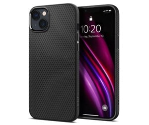 Mobil - Deksel og etui - Spigen Liquid Air - matte black - iPhone 14 - ACS05037