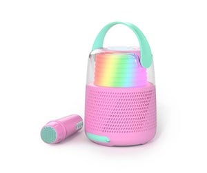 Bærbare festhøyttalere - MOB Speaker Karaoke Kit Mic Rosa - KS-80-PK1