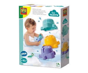 Babyleker - SES Tiny Talents Stackable Turtles in Bath - 13058