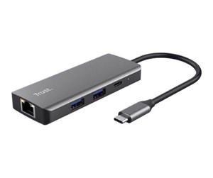 Dokkingstasjon - Trust Dalyx - docking station - USB-C - HDMI - GigE - 24968