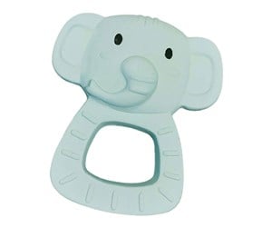 Babyleker - SES Tiny Talents Teething Toy Eli Elephant - 100% Rubber - 13163