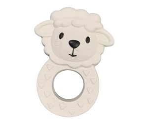 Babyleker - SES Tiny Talents Teething Toy Sam Sheep - 100% Rubber - 13164