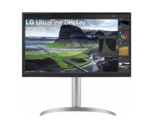 Skjerm - 27" LG UltraFine 27UQ850-W - 3840x2160 - Nano IPS Black - 90W USB-C - KVM - 27UQ850-W.AEU