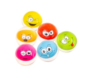 Leketøy - LG-Imports Bouncy ball Smile face (Assorted) - 8640