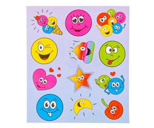 Kreative leker - LG-Imports Sticker sheet Faces - 8559