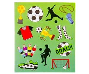 Kreative leker - LG-Imports Sticker sheet Football - 8556