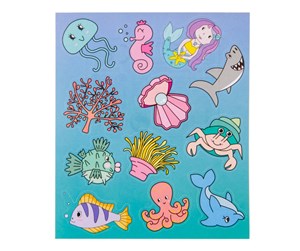 Kreative leker - LG-Imports Sticker sheet of sea animals - 8552