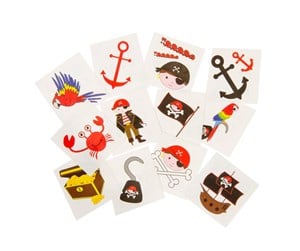 Små gaver til barn - LG-Imports Tattoos Pirate 12pcs. - 8487