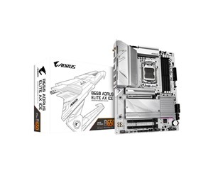 Hovedkort - GIGABYTE B650 AORUS ELITE AX ICE Hovedkort - AMD B650 - AMD AM5 socket - DDR5 RAM - ATX - B650 A ELITE AX ICE