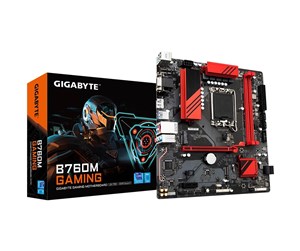 Hovedkort - GIGABYTE B760M GAMING Hovedkort - Intel B760 - Intel LGA1700 socket - DDR5 RAM - Micro-ATX - B760M GAMING