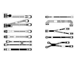 Diverse kabel - Lenovo storage cable kit - 4X97A83833