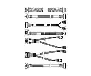 Diverse kabel - Lenovo storage cable kit - 4X97A85174