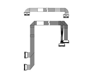 Diverse kabel - Lenovo storage cable kit - 4X97A87134