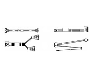 Diverse kabel - Lenovo storage cable kit - 4X97A87126