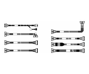 Diverse kabel - Lenovo storage cable kit - 4X97A87136