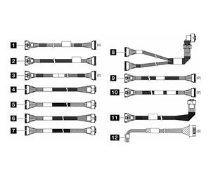 Diverse kabel - Lenovo storage cable kit - 4X97A88461