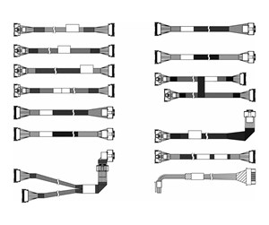 Diverse kabel - Lenovo storage cable kit - 4X97A88458