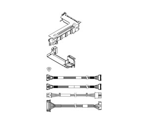 Kabinett tilbehør (kjølepasta mv.) - Lenovo - server riser kit - 4XH7A82905