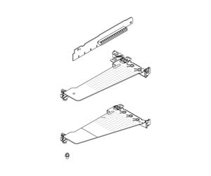 Kabinett tilbehør (kjølepasta mv.) - Lenovo - server riser kit - 4XH7A87138