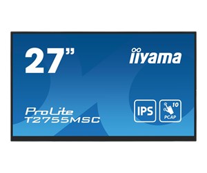 Skjerm - 27" iiyama ProLite T2755MSC-B1 - 1920x1080 - Touchscreen - T2755MSC-B1