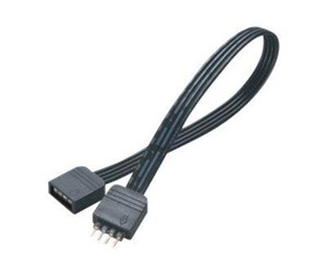 Strømkabel (ekstern) - Akasa - LED strip light extension cable - 4 PIN internal power to 4 PIN internal power - 50 cm - AK-CBLD01-50BK