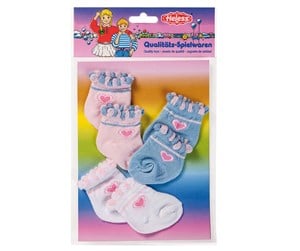 Dukker, Bamser & Utstyr - Heless Doll socks - 3 pairs 35-46 cm - 170