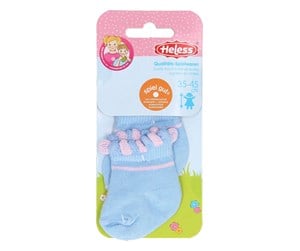 Dukker, Bamser & Utstyr - Heless Doll socks - Blue 35-46 cm - Assorted - 470