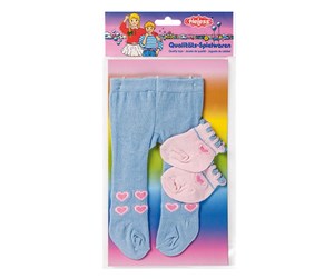 Dukker, Bamser & Utstyr - Heless Doll Tights with Socks - Blue 35-46 cm - 475