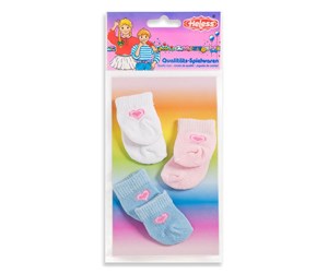 Dukker, Bamser & Utstyr - Heless Doll socks - 3 pairs 28-35 cm - 773