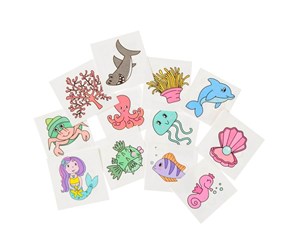 Små gaver til barn - LG-Imports Tattoos Sea animals 12pcs. - 8482