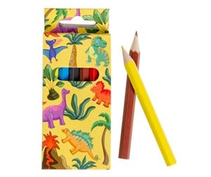 Hobbyartikler - LG-Imports Colored pencils Dino 6 pcs. (Assorted) - 6062