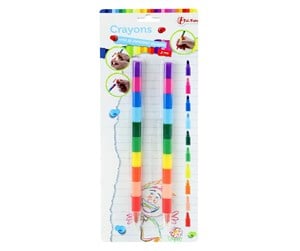 Små gaver til barn - Toi-Toys 10-in-1 Wax Crayon Pen 2pcs. - 46015A