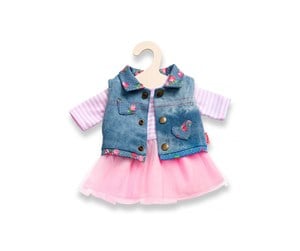 Dukker, Bamser & Utstyr - Heless Doll dress with waistcoat 28-35 cm - 1550