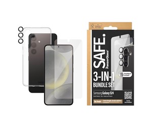 Mobil - Beskyttelsesglass - SAFE. by PanzerGlass 3-in-1 Pack Samsung Galaxy S24 - BSAFE95672