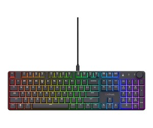 Tastatur - Trust GXT866 TORIX - Gamingtastatur - Nordisk - Svart - 25453