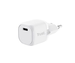 Mobil - Adaptere og ladere - Trust Maxo Ultra-small 20W USB-C PD Charger - White - 25205