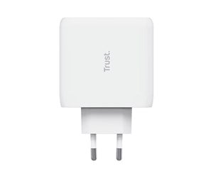 Mobil - Adaptere og ladere - Trust MAXO 65W 2P USB-C CHARGER - WHITE - 25381