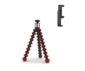 Tripod - Joby Tripod Kit Smartphone GorillaPod Go 500 + GripTight 360 Red - JB01863-0WW