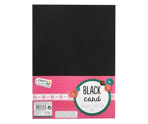 Arts & Crafts - Tilbehør - Creative Craft Group Hobby cardboard Black A4 10 sheets - CR0712/GE