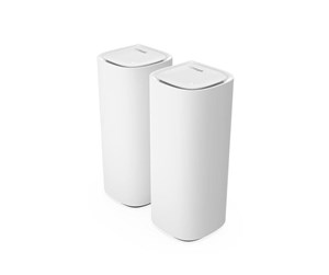 Ruter - Linksys VELOP Pro 7 MBE7002 Tri-Band Mesh WiFi 7 Router (2-Pack) - Mesh router 802.11a/b/g/n/ac/ax/be (Wi-Fi 7) - MBE7002-KE