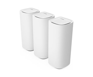 Ruter - Linksys Velop Pro 7 MBE7003 Tri-Band Mesh WiFi 7 Router (3-Pack) - 802.11a/b/g/n/ac/ax/be (Wi-Fi 7) - MBE7003-KE